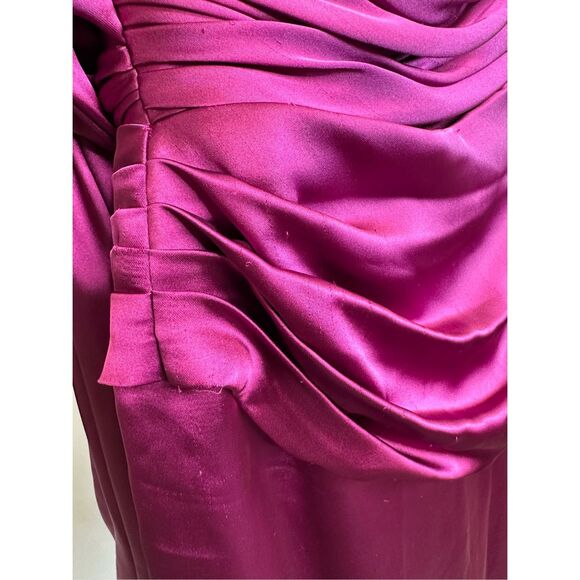 ZUHAIR MURAD Off-the-shoulder draped satin long dress Size 34 (2) $4050 - Picture 14 of 15